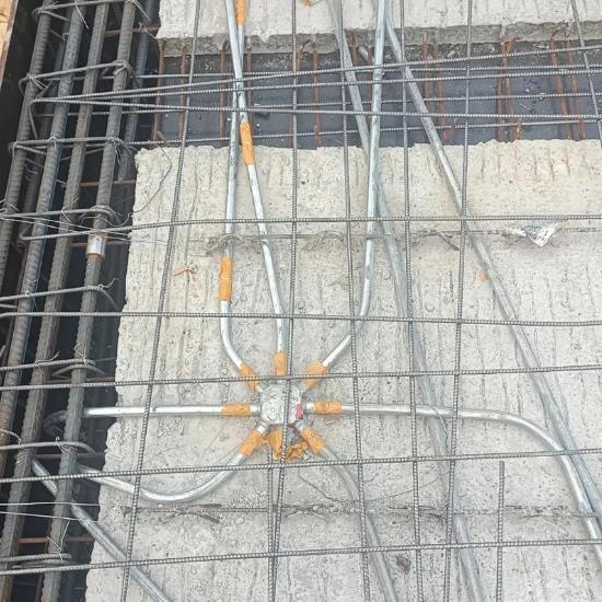 小口徑鋼管用于預(yù)埋穿線管